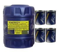 20L MANNOL Energy Formula PD 5W-40 API SN/SM/CF Olio Di Pulizia Del Motore