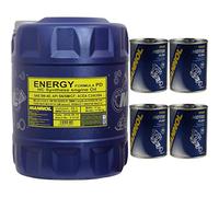 20L MANNOL Energy Formula PD 5W-40 API SN/SM/CF Olio per lavaggio motore Motor Flush