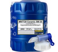20L MANNOL IN Ceramica 5W-30 7720 olio motore per Api Sn Plus Acea C3 BMW Ll VW