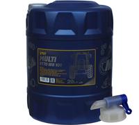 20L MANNOL Olio Cambio E Idraulico Multi UTTO WB 101 API GL-4 + Rubinetto