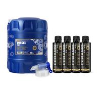 20L MANNOL Olio Motore DIESEL TDI 5W-30 Inkl. 4x Additivo Ceramo Ester 9829