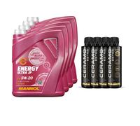 20L MANNOL Olio Motore ENERGY ULTRA JP 5W-20 Inkl. 4x Additivo Ceramo Ester 9829
