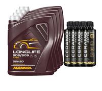 20L MANNOL olio motore Longlife 508/509 0W-20 Incl. 4x Additive Ceramo Estere