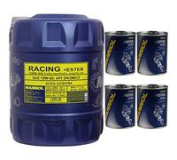 20L MANNOL Racing + Ester 10W-60 API SN/SM/CF olio motore
