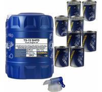 20L MANNOL TS-15 Fatt 20W-50 olio motore Api CI-4 / Sl Acea E7 A3/B4 Jaso DH-1