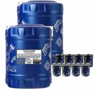 20L mannol TS-20 Fatt 10W-30 Scorrevolezza olio motore Api CJ-4 / Sn Acea E7/E9