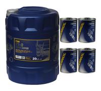 20L MANNOL TS-8 UHPD Super 5W-30 API CI-4 Olio Motore Motorspülung Motor Flush