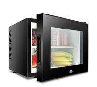 20L Mini Frigo Con Porta In Vetro, Refrigeratore Portatile Per Bevande | Raffreddamento A Semiconduttore, Doppio Vetro, LED, Termostato Regolabile, Guarnizione Antimuffa, 20L Per Bevande/snack.