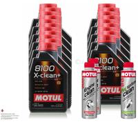 20L MOTUL 8100 X-CLEAN+ 5W-30 Olio Motore Engine Clean + Fuel System 11264210