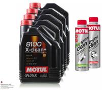20L MOTUL 8100 X-CLEAN+ 5W-30 Olio Motore Engine Clean + Fuel System 11264604