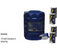 20L Olio Motore MANNOL Energy Premium 5W-30 4x MANNOL Leak-Stop ADDITIV