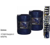 20L Olio Motore MANNOL M. O. SAE 40 Industrieöl 4xLeak-Stop + Motor Doctor Flush