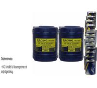 20L Olio Motore MANNOL SAE 10W-60 Racing + Ester 4xLeak-Stop + Doctor Flush