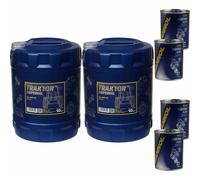 20L Olio Motore MANNOL Trattore Superoil 15W-40 4xFlush Motore