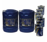 20L Olio Motore MANNOL TS-5 Uhpd 10W-40 4xMotor Doctor + Motor Flush