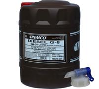 20L Olio Motore PEMCO DIESEL G-8 5W-30 UHPD API CI-4 MB 228.5 MAN M3277 + Hahn