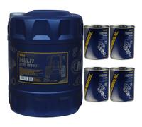 20L Olio per Ingranaggi / Idraulico MANNOL Multi Utto Wb 101 Api GL-4+ Motor