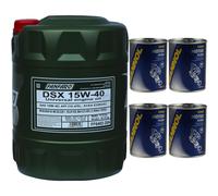 20L Original FANFARO DSX 15W-40 API CG-4/SL Olio Motore Engine Oil Olio Flush
