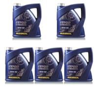 20L Original MANNOL Olio Ipoide Getriebe 80W-90 API GL 4/GL 5 LS MN8106-4