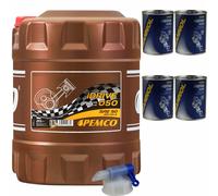 20L PEMCO idrive 050 olio motore Alluminio Olio Motore Api CH-4 SAE 50 Incl.