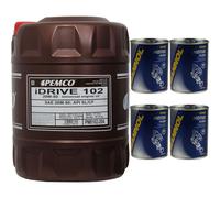 20L pemco olio motore idrive 102 20W-50 Api Sl / Cf Lavaggio Motore Motor Flush