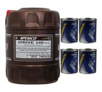 20L PEMCO Olio Motore IDRIVE 340 5W-40 API SN/CF PM0340-20 Pulizia Motore