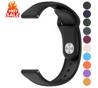 20mm 22mm cinturino in silicone per Amazfit GTS 3/2/2e/GTS2 Mini/GTR 42mm/47mm/bip/GTR 3 Pro/2/2e braccialetto sportivo per cinturino HUAWEI