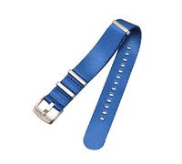 20mm 22mm sostituzione Nato in nylon a righe Strap Canvas cinturino Guarda Accessori Azzurro, 20mm