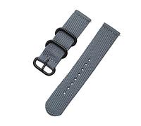 20mm 22mm Watch Band Strap Nylon Nato tessitura di nylon Guarda sostituzione cinturino Accessori, Grigio, 20mm