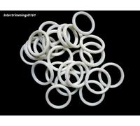 20MM & 25MM Plastica Bianca Anelli, Cerchio O Sacchetti/Artigianato ECC, Arte-