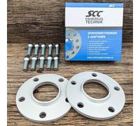 20mm 2x10mm Distanziali SCC per Mini con Viti Spurplatte Argento Tüv /