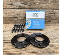 20mm 2x10mm Distanziali SCC per Mini con Viti Spurplatte Nero Tüv