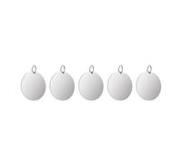 20mm/30mm Inciseds Rotondo In Acciaio Inox Hangtags Resistente alla corrosione per Pet e Corporate Branding Lucidato Nome Hangtags In Acciaio Inox