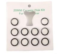 20mm Ceramic Disc Kit 1.7MHz Humidifier per mist Maker 20mm Ceramic(10PCS) | 1.70MHz per frequency, fine per mist generation, energy efficient, replaces old discs, improves air quality