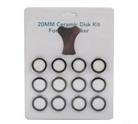 20mm Ceramic Disc Kit 1.7MHz Humidifier per mist Maker 20mm Ceramic(12PCS) | 1.70MHz per frequency, fine per mist generation, energy efficient, replaces old discs, improves air quality
