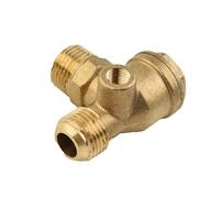 20mm Compressore D'Aria 3-Port Ottone Uomo Filettato Quadri Valvola Connettore