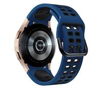 20mm Official Silicone Strap For Samsung Galaxy Watch4 Classic 46 42mm/44 40mm Smartwatch Ridge Sport Bracelet Watch Band Correa