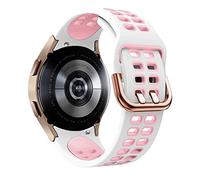 20mm Official Silicone Strap For Samsung Galaxy Watch4 Classic 46 42mm/44 40mm Smartwatch Ridge Sport Bracelet Watch Band Correa