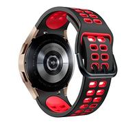 20mm Official Silicone Strap For Samsung Galaxy Watch4 Classic 46 42mm/44 40mm Smartwatch Ridge Sport Bracelet Watch Band Correa