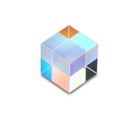 20mm RGB Dispersion Prism Optical Glass X-Cube Prism for Teaching Light Spectrum Physics- Gift of Light