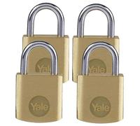 20mm Standard Sicurezza Ottone Lucchetti, 4 Confezione - Y110b/20/111/4