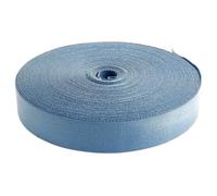 20mt Cinghia, bordo 40mm, nastro, fettuccia, corda POLIESTERE COTONIERO azzurro