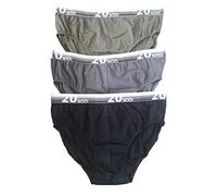 20NODI Tris Slip CALIBRATO Mutanda Moda Intimo Uomo Taglie Forti Fino (4XL)