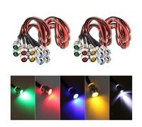 20Pacchi 12V 10Mm Luci Indicatori A LED 5 Colori Direzionali Per Auto Moto