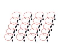 20pc Standard Car Blade Fuse Holder 20A 18 AWG 12V Splash Proof Cable In Line