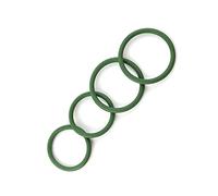 20pcs 1,5mm di spessore verde Fkm Diametro O Ring Guarnizioni Guarnizioni esterno 21-31mm O-ring di tenuta Rondella, 24x21x1.5mm