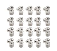 20pcs 1/8" 90 Degree Angle Nickel Plated Grease Nipple Fitting for Car
