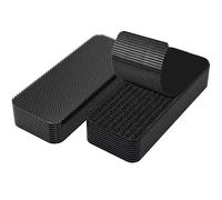 20Pcs 10 Paia Stretch Adesivo,Nastro Adesivo a Strappo,Biadesivi Per Essere Utilizzato,Fasce Gancio e Anello Adesivi,Per Cuscini Per Divani,Tappetini Auto,Pareti,Riutilizzabile,3 x 10cm