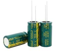 20PCS 100V1000UF Electrolytic Capacitor 1000UF 100V 18x35mm AUOQKQUT
