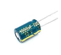 20pcs 10v 1000UF Condensatore elettrolitico in alluminio ad alta frequenza a bassa ESR/impedenza Size8X10mm Elementi di accumulo di energia